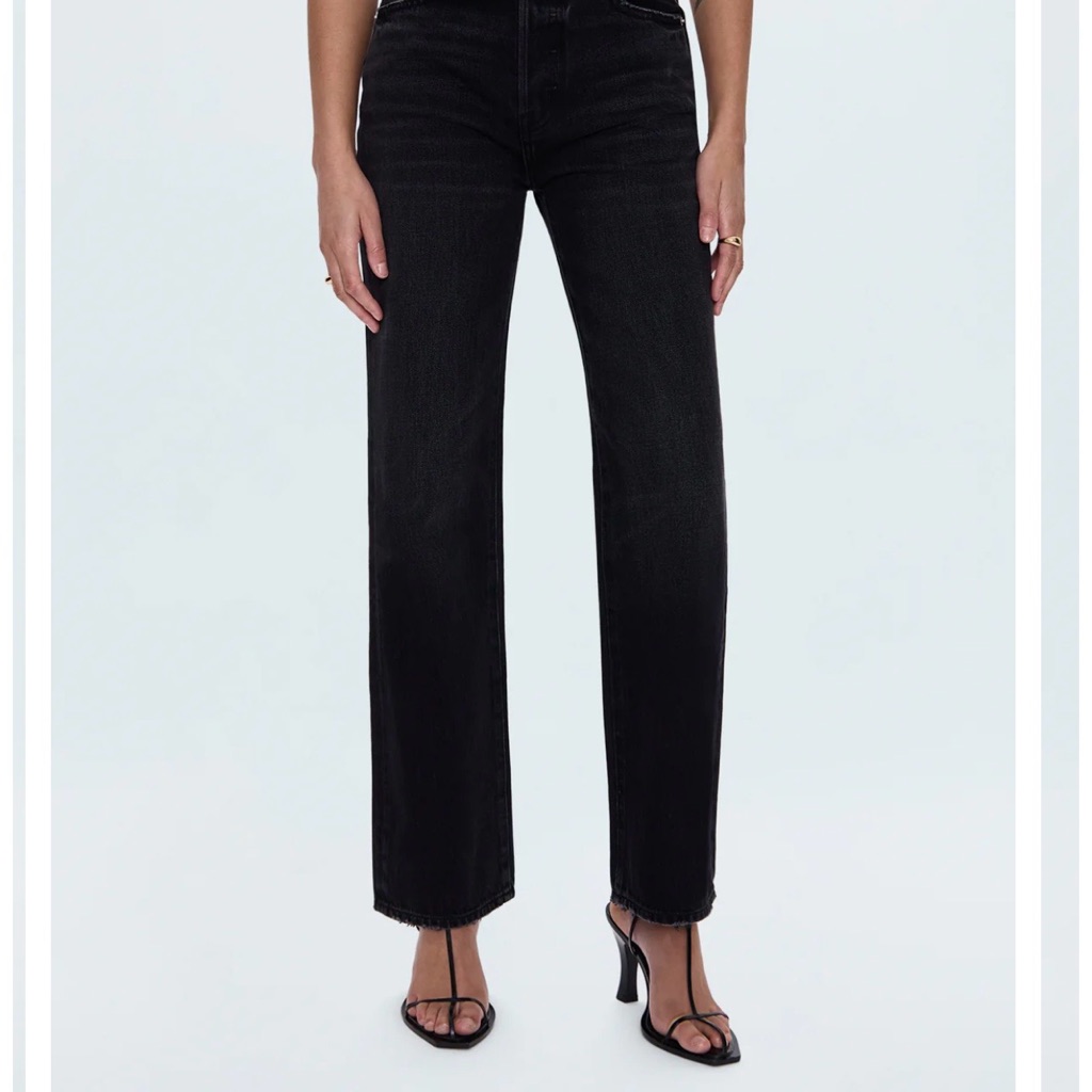 Pistola Cassie Super High Rise Straight Jean Stormy | Like New